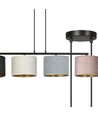 Hilde 4 Sort Mix pendellampe - Ø20 cm, E27, 230V, uden lyskilde