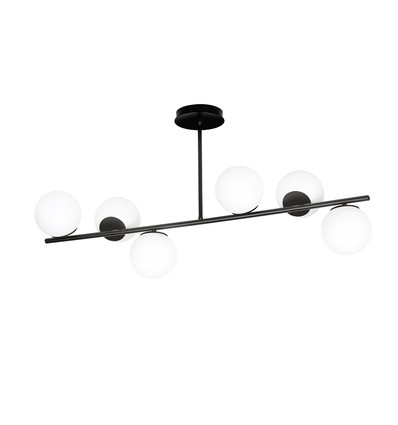 Bior 6 Sort loftslampe - Ø15 cm, E14, 230V, uden lyskilde