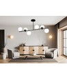 Bior 6 Sort loftslampe - Ø15 cm, E14, 230V, uden lyskilde