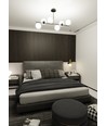 Bior 6 Sort loftslampe - Ø15 cm, E14, 230V, uden lyskilde