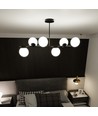 Bior 6 Sort loftslampe - Ø15 cm, E14, 230V, uden lyskilde
