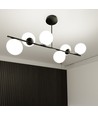 Bior 6 Sort loftslampe - Ø15 cm, E14, 230V, uden lyskilde