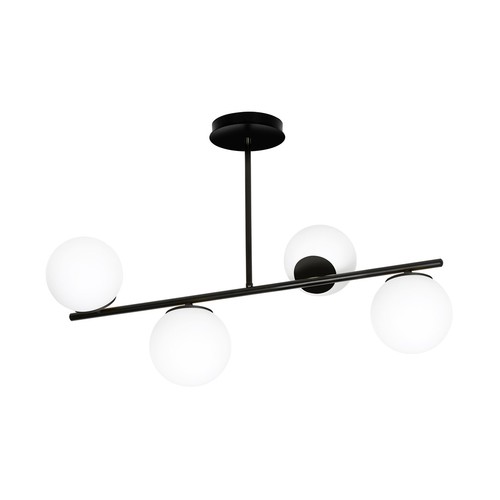 Bior 4 Sort loftslampe - Ø15 cm, E14, 230V, uden lyskilde