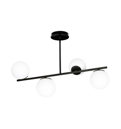 Bior 4 Sort loftslampe - Ø15 cm, E14, 230V, uden lyskilde