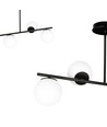 Bior 4 Sort loftslampe - Ø15 cm, E14, 230V, uden lyskilde