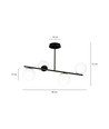 Bior 4 Sort loftslampe - Ø15 cm, E14, 230V, uden lyskilde