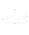 Bior 6 Hvid loftslampe - Ø15 cm, E14, 230V, uden lyskilde