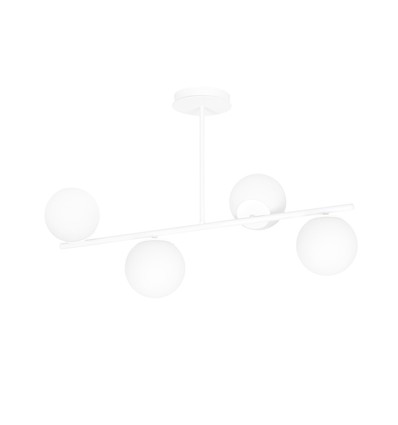 Bior 4 Hvid loftslampe - Ø15 cm, E14, 230V, uden lyskilde