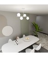 Bior 4 Hvid loftslampe - Ø15 cm, E14, 230V, uden lyskilde