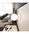 Bior K1 Hvid væglampe - Ø15 cm, E14, 230V, uden lyskilde