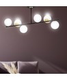 Floki 6 Sort/Guld loftslampe - Ø15 cm, E14, 230V, uden lyskilde