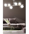 Floki 6 Hvid/Guld loftslampe - Ø15 cm, E14, 230V, uden lyskilde