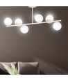 Floki 6 Hvid/Guld loftslampe - Ø15 cm, E14, 230V, uden lyskilde