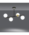 Floki 4 Sort/Guld loftslampe - Ø15 cm, E14, 230V, uden lyskilde