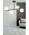 Floki 4 Sort/Guld loftslampe - Ø15 cm, E14, 230V, uden lyskilde