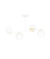 Floki 4 White-gold loftslampe - Ø15 cm, E14, 230V, uden lyskilde