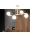 Floki 4 White-gold loftslampe - Ø15 cm, E14, 230V, uden lyskilde
