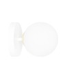 Floki K1 White-gold væglampe - Ø15 cm, E14, 230V, uden lyskilde