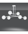 Halldor 6 Hvid loftslampe - Ø15 cm, E14, 230V, uden lyskilde
