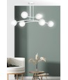 Halldor 6 Hvid loftslampe - Ø15 cm, E14, 230V, uden lyskilde