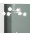 Halldor 6 Hvid loftslampe - Ø15 cm, E14, 230V, uden lyskilde