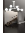 Halldor 6 Hvid loftslampe - Ø15 cm, E14, 230V, uden lyskilde