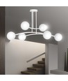 Halldor 6 Hvid loftslampe - Ø15 cm, E14, 230V, uden lyskilde