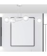 Halldor 6 Hvid loftslampe - Ø15 cm, E14, 230V, uden lyskilde