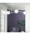 Halldor 4 Hvid loftslampe - Ø15 cm, E14, 230V, uden lyskilde