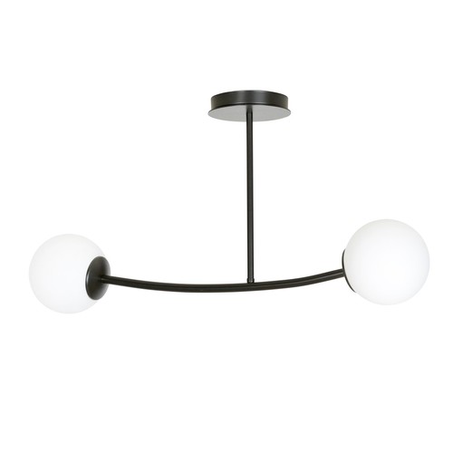 Halldor 2 Sort loftslampe - Ø15 cm, E14, 230V, uden lyskilde