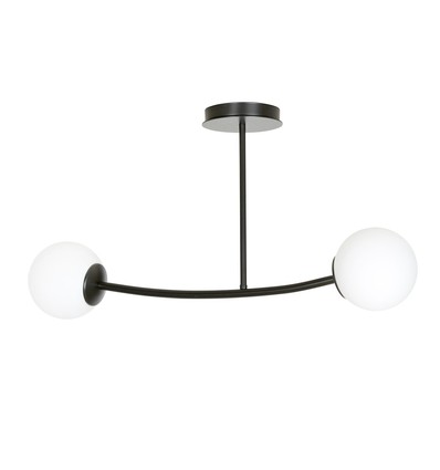 Halldor 2 Sort loftslampe - Ø15 cm, E14, 230V, uden lyskilde