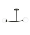 Halldor 2 Sort loftslampe - Ø15 cm, E14, 230V, uden lyskilde