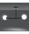 Halldor 2 Sort loftslampe - Ø15 cm, E14, 230V, uden lyskilde