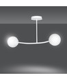 Halldor 2 Hvid loftslampe - Ø15 cm, E14, 230V, uden lyskilde