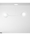 Halldor 2 Hvid loftslampe - Ø15 cm, E14, 230V, uden lyskilde