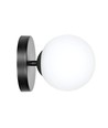 Halldor K1 Sort væglampe - Ø15 cm, E14, 230V, uden lyskilde