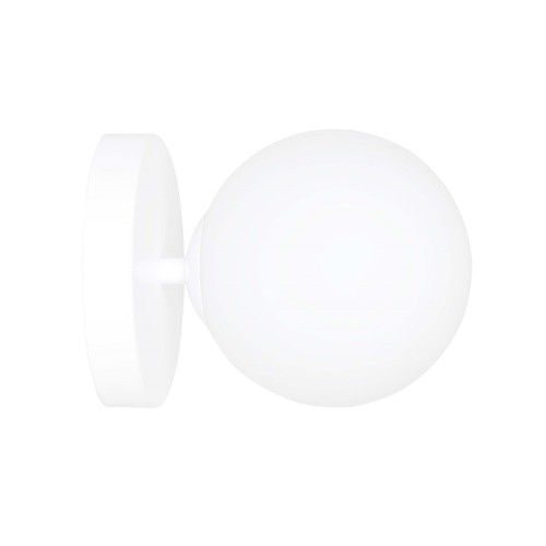 Halldor K1 Hvid væglampe - Ø15 cm, E14, 230V, uden lyskilde