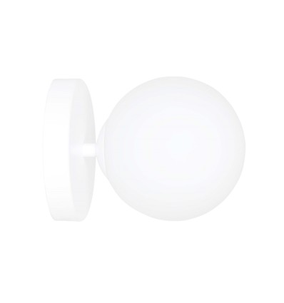 Halldor K1 Hvid væglampe - Ø15 cm, E14, 230V, uden lyskilde