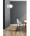Halldor K1 Hvid væglampe - Ø15 cm, E14, 230V, uden lyskilde