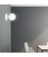 Halldor K1 Hvid væglampe - Ø15 cm, E14, 230V, uden lyskilde