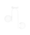 Kalf 2 Hvid loftslampe - Ø15 cm, E14, 230V, uden lyskilde