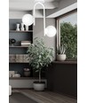 Kalf 2 Hvid loftslampe - Ø15 cm, E14, 230V, uden lyskilde