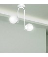 Kalf 2 Hvid loftslampe - Ø15 cm, E14, 230V, uden lyskilde