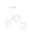 Kalf 3 Hvid loftslampe - Ø15 cm, E14, 230V, uden lyskilde