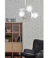 Kalf 3 Hvid loftslampe - Ø15 cm, E14, 230V, uden lyskilde