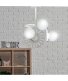Kalf 3 Hvid loftslampe - Ø15 cm, E14, 230V, uden lyskilde