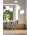 Kalf 4A Hvid loftslampe - Ø15 cm, E14, 230V, uden lyskilde
