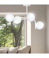 Kalf 4A Hvid loftslampe - Ø15 cm, E14, 230V, uden lyskilde