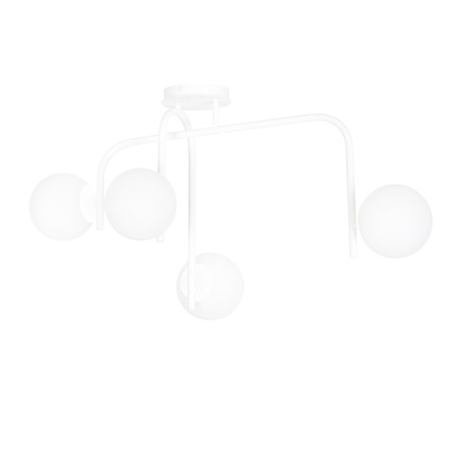 Kalf 4B Hvid loftslampe - Ø15 cm, E14, 230V, uden lyskilde