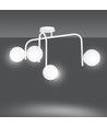 Kalf 4B Hvid loftslampe - Ø15 cm, E14, 230V, uden lyskilde